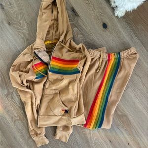 Aviator nation sweat suit xs new